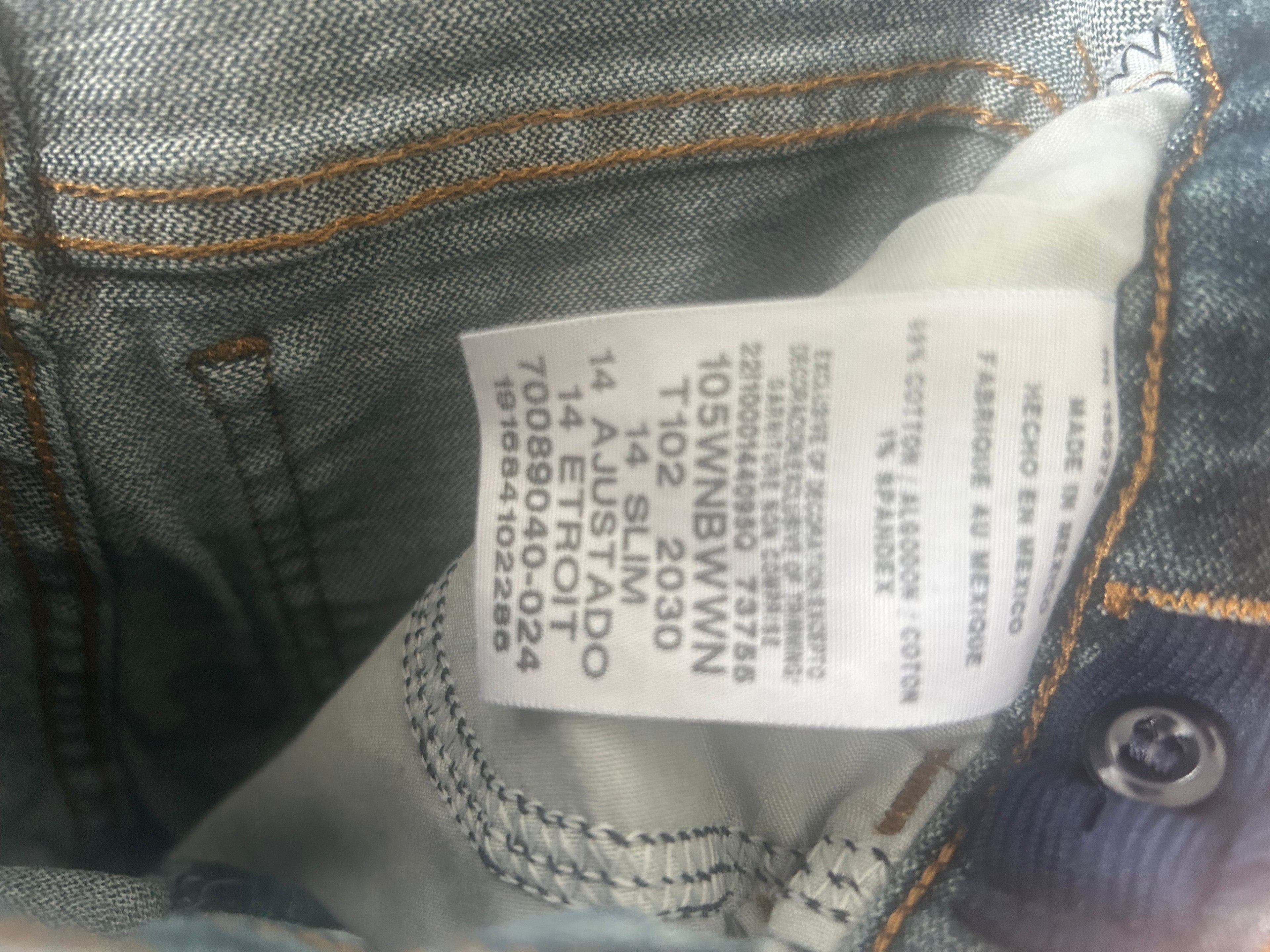 Wrangler youth (14slim)