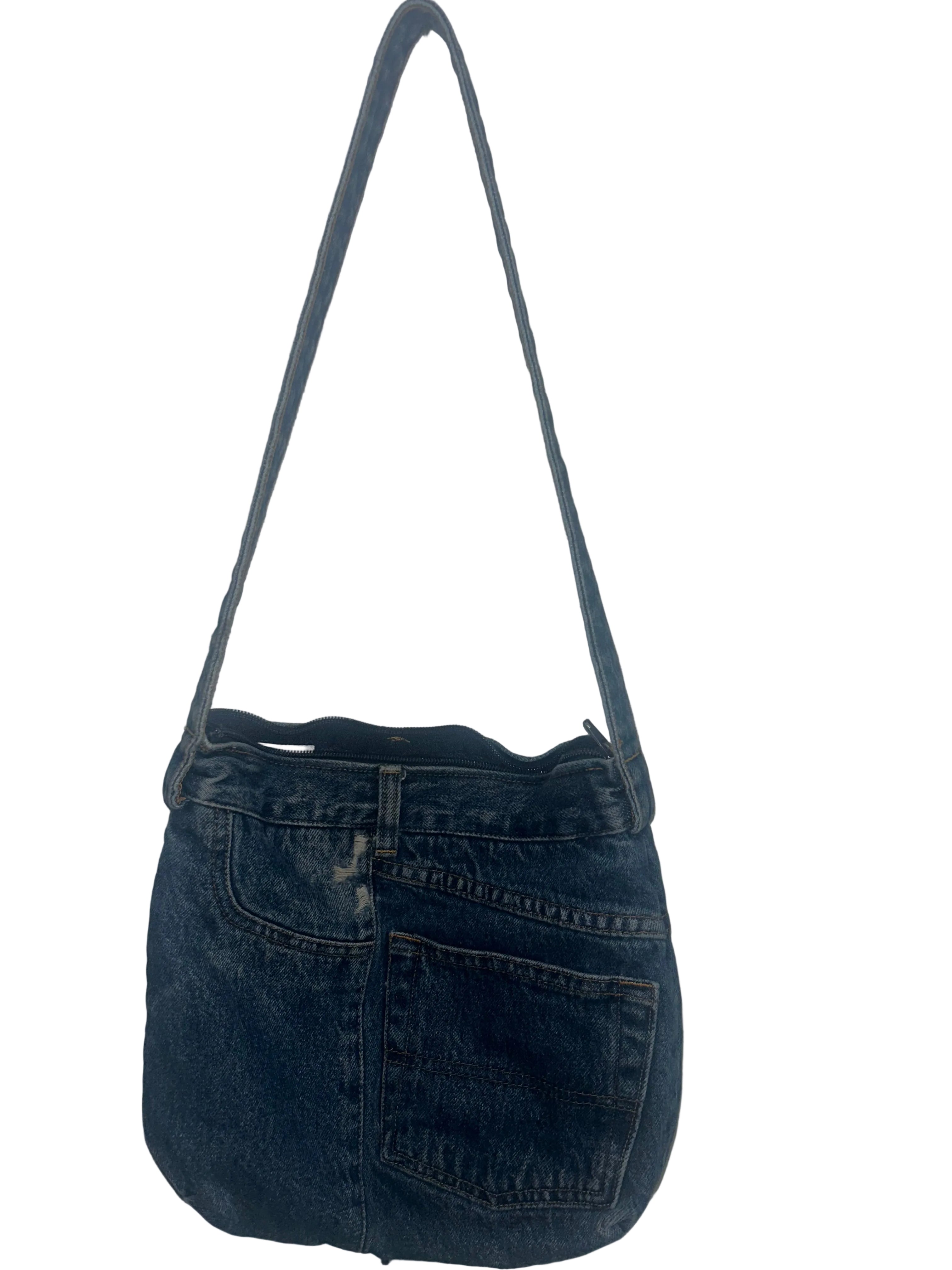 Denim crossbody bag
