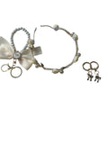 Rose headband & bow keychain