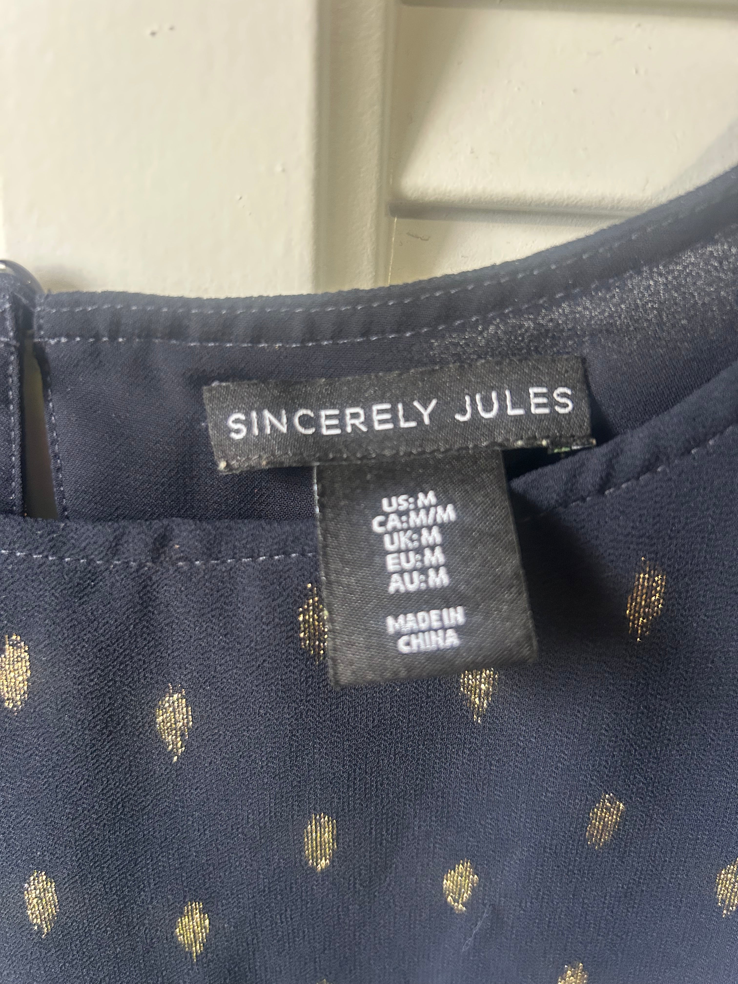 Sincerely Jules Blouse M