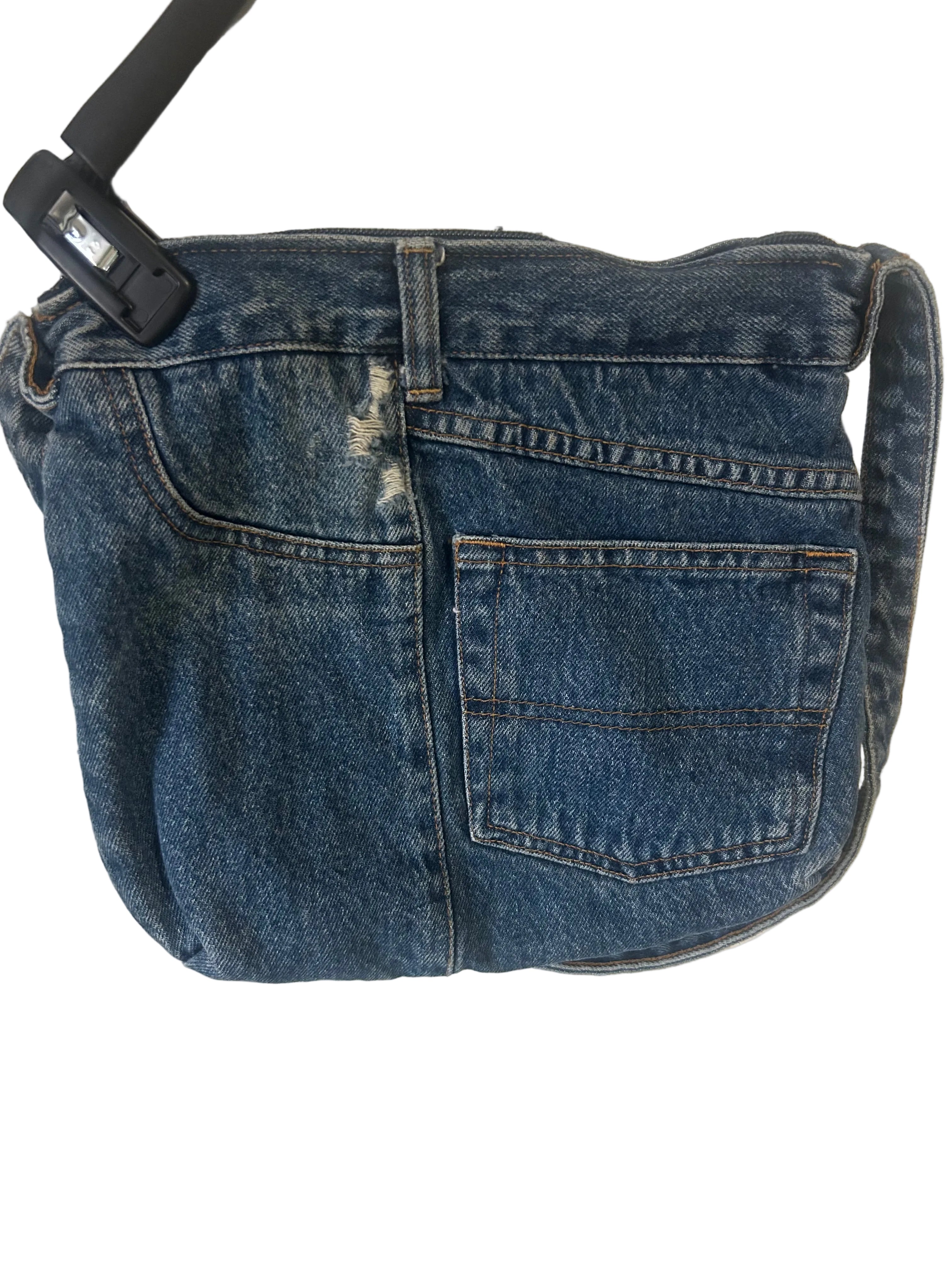 Denim crossbody bag