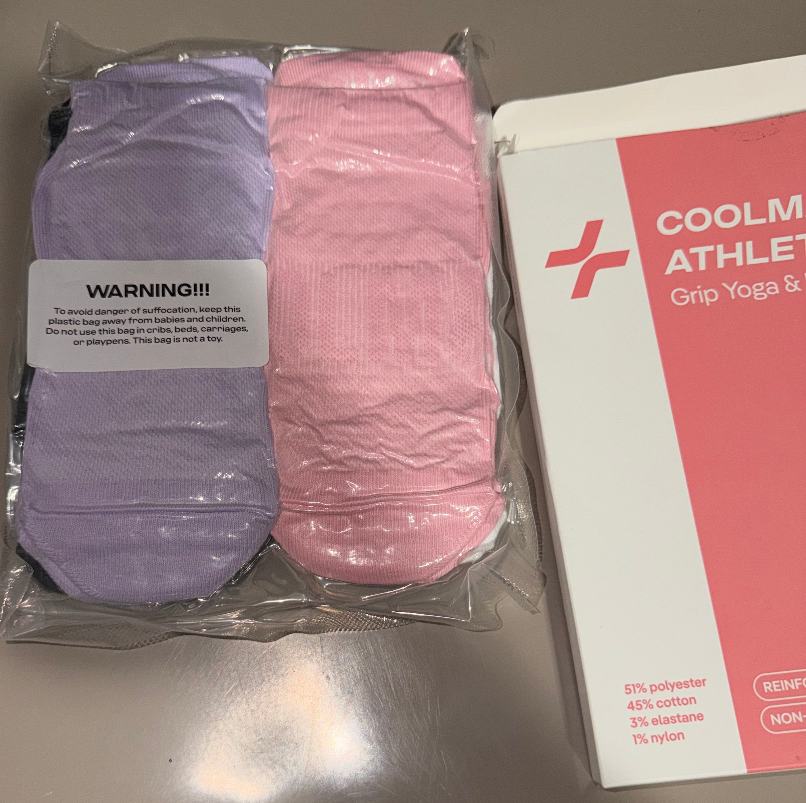 Athletic grip socks (6-10)