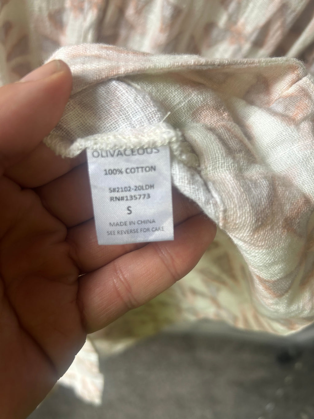 Olivaceous Dress (S)