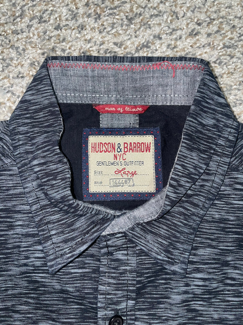 Hudson & Barrow Button up (L)